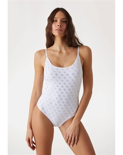 Купальник LOGO 4G, белый Guess