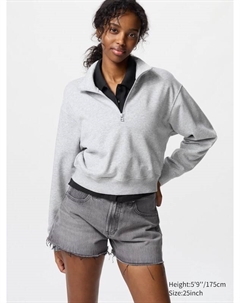 Джинсовые шорты, серый Uniqlo