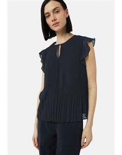 Блуза, темно-синий Comma,