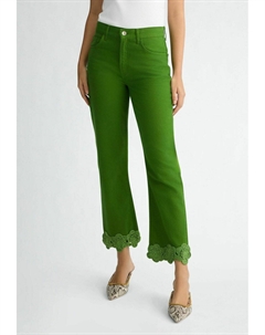 Джинсы прямого покроя, зеленый Liu jo