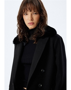 Короткое пальто LONG, черный Koton