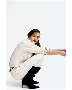 Джинсовая куртка, бежевый H&m