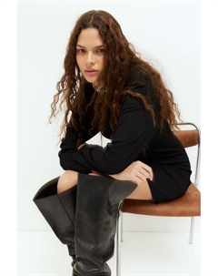 Платье-Футляр с драпировкой, черный H&m