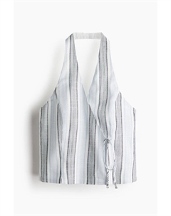 Топ с бретелью через шею с запахом, мультиколор H&m