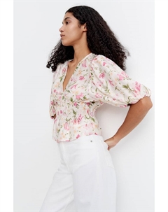 Блузка с v-образным вырезом, мультиколор H&m