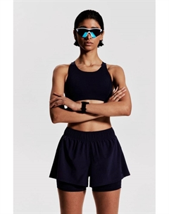 Двухслойные шорты для бега с технологией DryMove, синий H&m