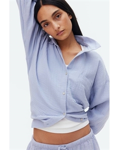 Пижама с топом и шортами, синий H&m