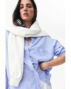 Блузка свободного кроя из льняной смеси, мультиколор H&m