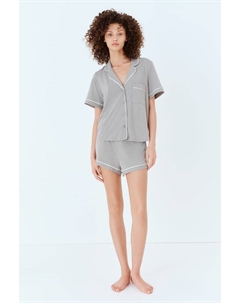 Пижама с топом и шортами, зеленый H&m