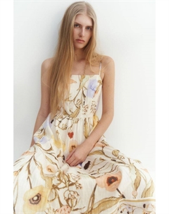 Платье миди на бретелях, мультиколор H&m