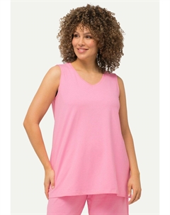 Топ V-AUSSCHNITT ÄRMELLOS, светло-розовый Ulla popken