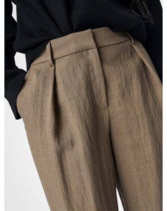 Широкие брюки со складкой спереди OBJEver, цвет Brocade Object