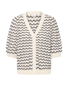 Вязаный кардиган  IHARDINA CA2, ночной синий Ichi