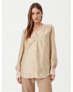 Блузка обычного кроя 50532823, бежевый Boss