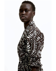 Платье-Блуза с завязывающимся поясом, мультиколор H&m