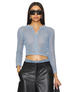 Укороченный кардиган, синий Alexander wang