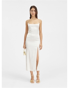 Платье с логотипом Charm The Notte dress, белый Jacquemus