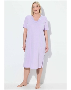 Ночная рубашка TRIM SHORT SLEEVE, сиреневый Ulla popken