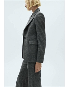 Блейзер PEPPER, серый Mango