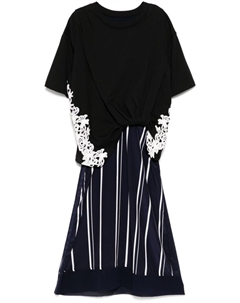 Платье-футболка с драпировкой, черный 3.1 phillip lim