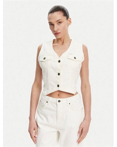 Жилет стандартного кроя W5GN74 D5M62, белый Guess
