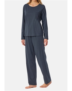 Пижама SET, темно-серый Schiesser