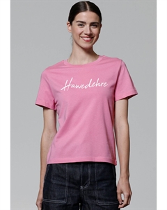 Футболка с принтом HAWEDEHRE, светло-розовый Watapparel