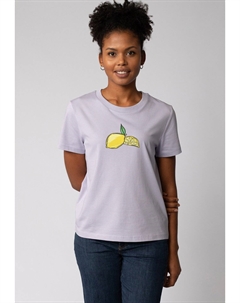 Футболка с принтом LEMON, фиолетовый Watapparel