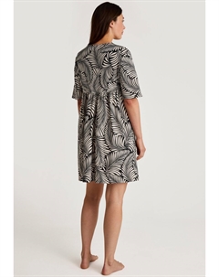 Ночная рубашка FAVOURITES SUN KURZARM, черный Calida