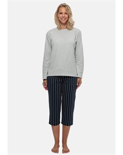 Пижамный комплект SET, серый Schiesser