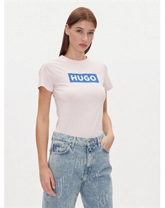 Облегающая футболка Classic Tee_B 50510772, розовый Hugo
