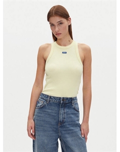 Топ облегающего кроя Easy Tank_B 50508857, желтый Hugo