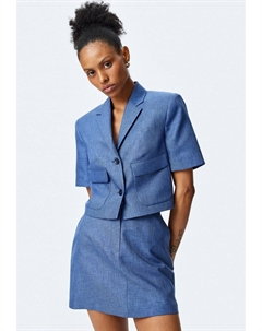 Блейзер SHORT SLEEVE, синий Koton