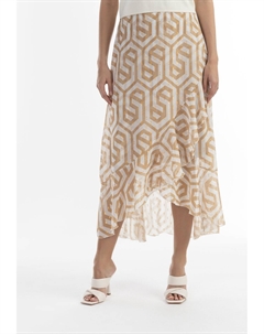 Юбка А-силуэта, бежевый Faina