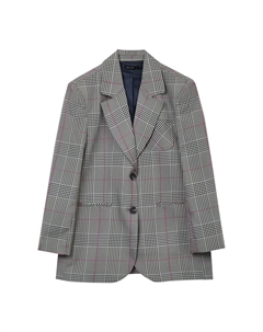 Короткое пальто MONOPETTO IN PRINCIPE DI GALLES , серый Calliope