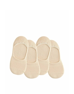 Носки CUSHION SOLE INVISIBLE 4 PACK, бежевый Next