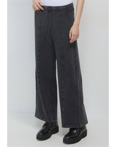 Брюки A PALAZZO EFFETTO SLAVATO, темно-серый Calliope