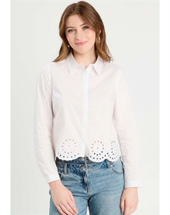 Блузка на пуговицах, молочный Cache cache