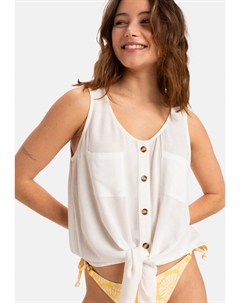 Топ BEQUEMES, белый Roxy