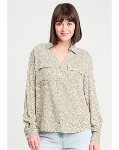 Блузка на пуговицах MIT 3/4-ÄRMELN, оливковый Cache cache