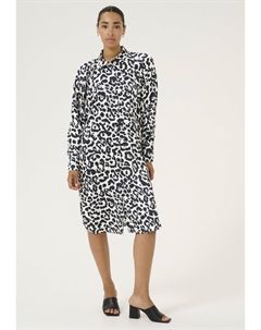 Платье-рубашка, белый Kaffe