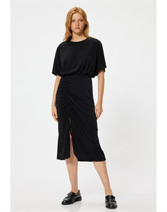 Платье из джерси MIDI, черный Koton
