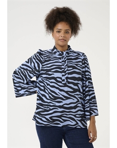 Блуза, синий Kaffe curve