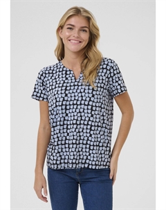 Футболка с принтом BELLA, темно-синий Kaffe