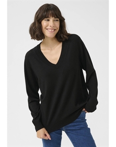 Джемпер LIZZA DOUBLE V, черный Kaffe