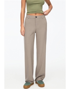Брюки FORMAL STRAIGHT LEG, светло-коричневый Pull & bear