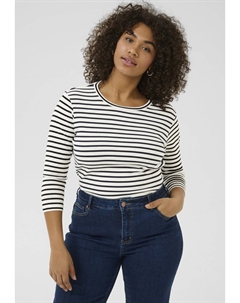 Топ с длинными рукавами LIA 3/4 , молочный Kaffe curve