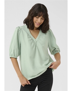 Блуза KAPAULINA V-NECK, зеленый Kaffe