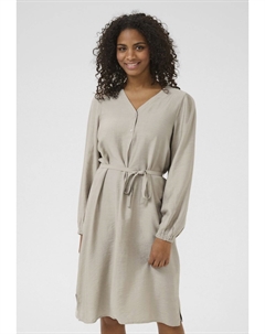 Платье-рубашка LUI, бежевый Kaffe