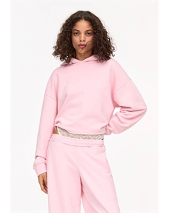 Толстовка WITH FRAYED HEM, фуксия Pull & bear